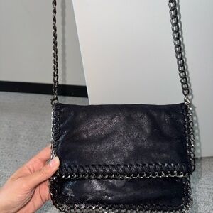 Chic Black Chain Strap Women's Bag